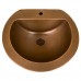 Naiture Copper Pedestal Bathroom Sink Without Drain - B01JGBWDRQ